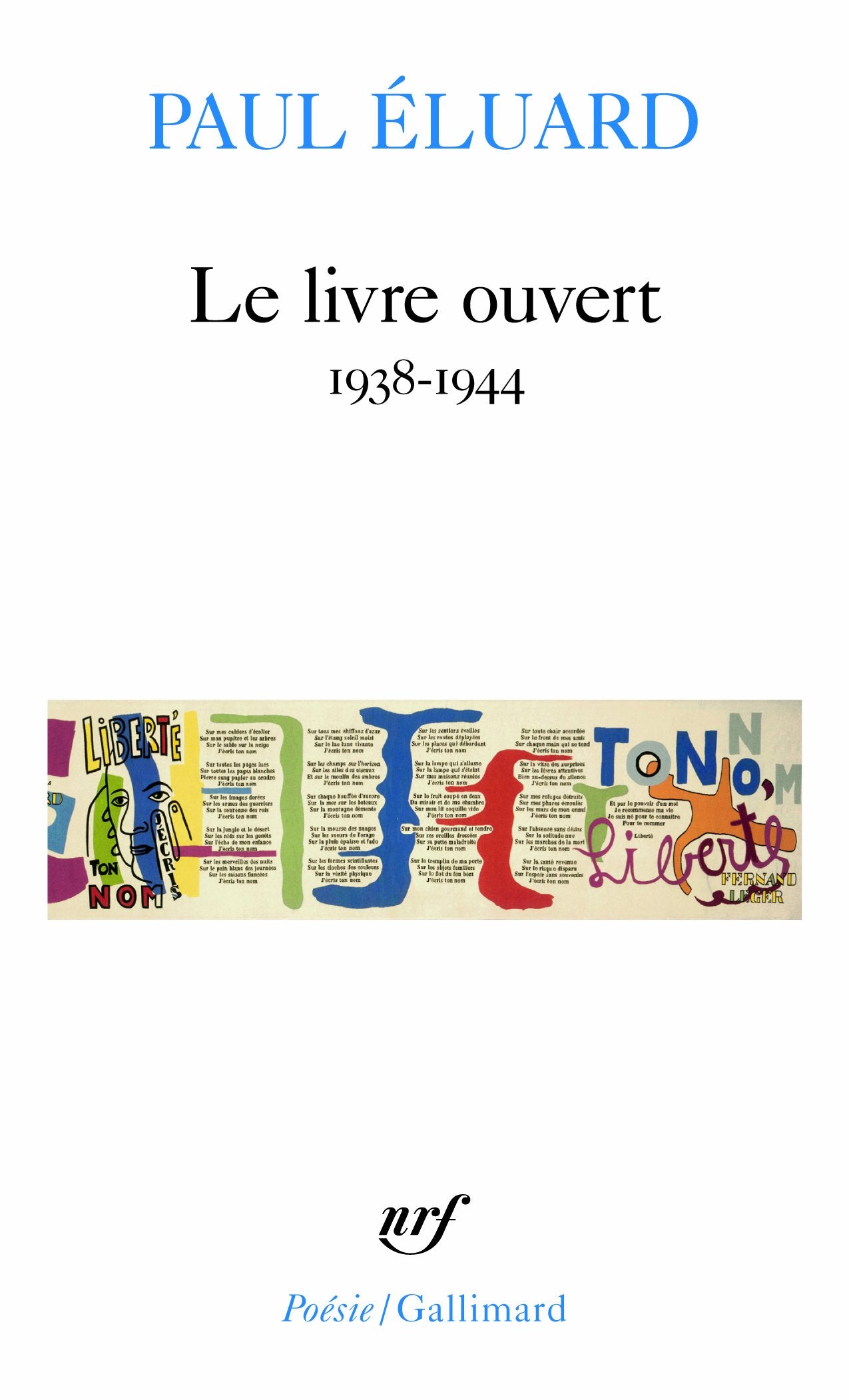 Le livre ouvert: (1938-1944) 9782070321322