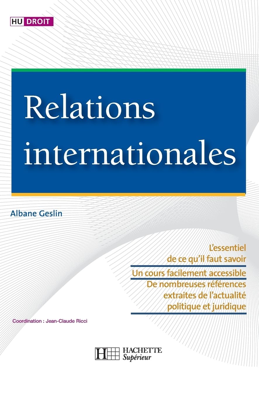Relations internationales 9782011457998
