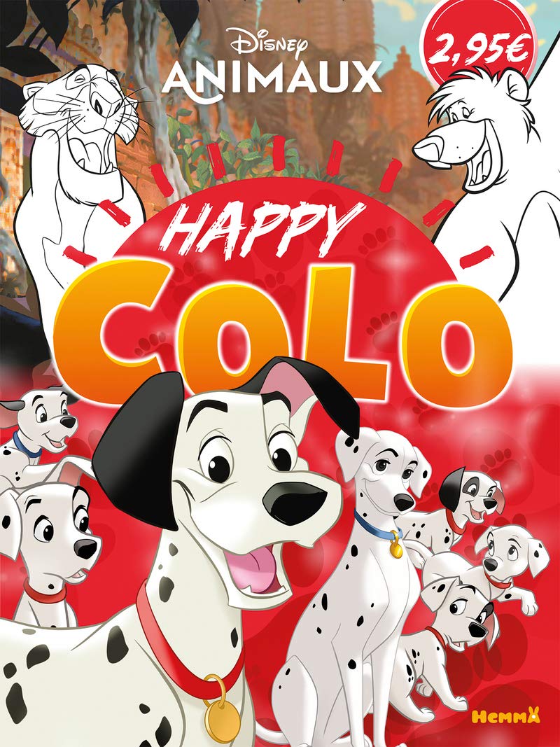 Disney Animaux – Happy Colo – Livre de coloriage – Dès 5 ans 9782508049507