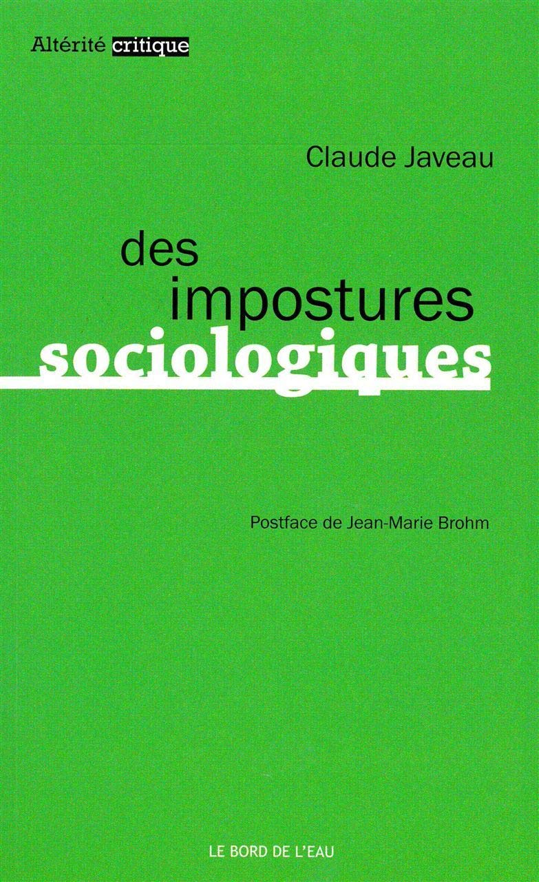 Des impostures sociologiques 9782356872944