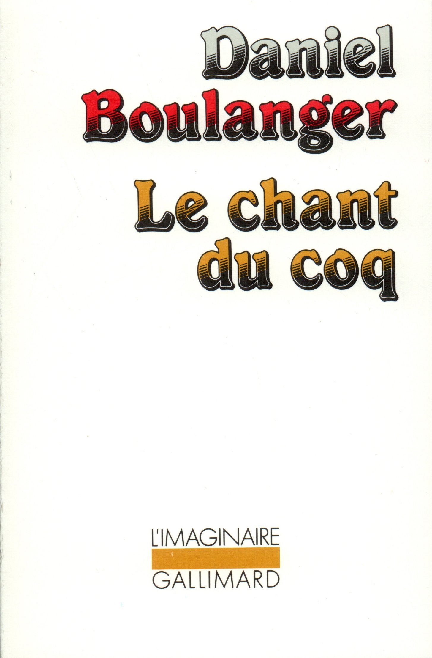 Le chant du coq 9782070717712