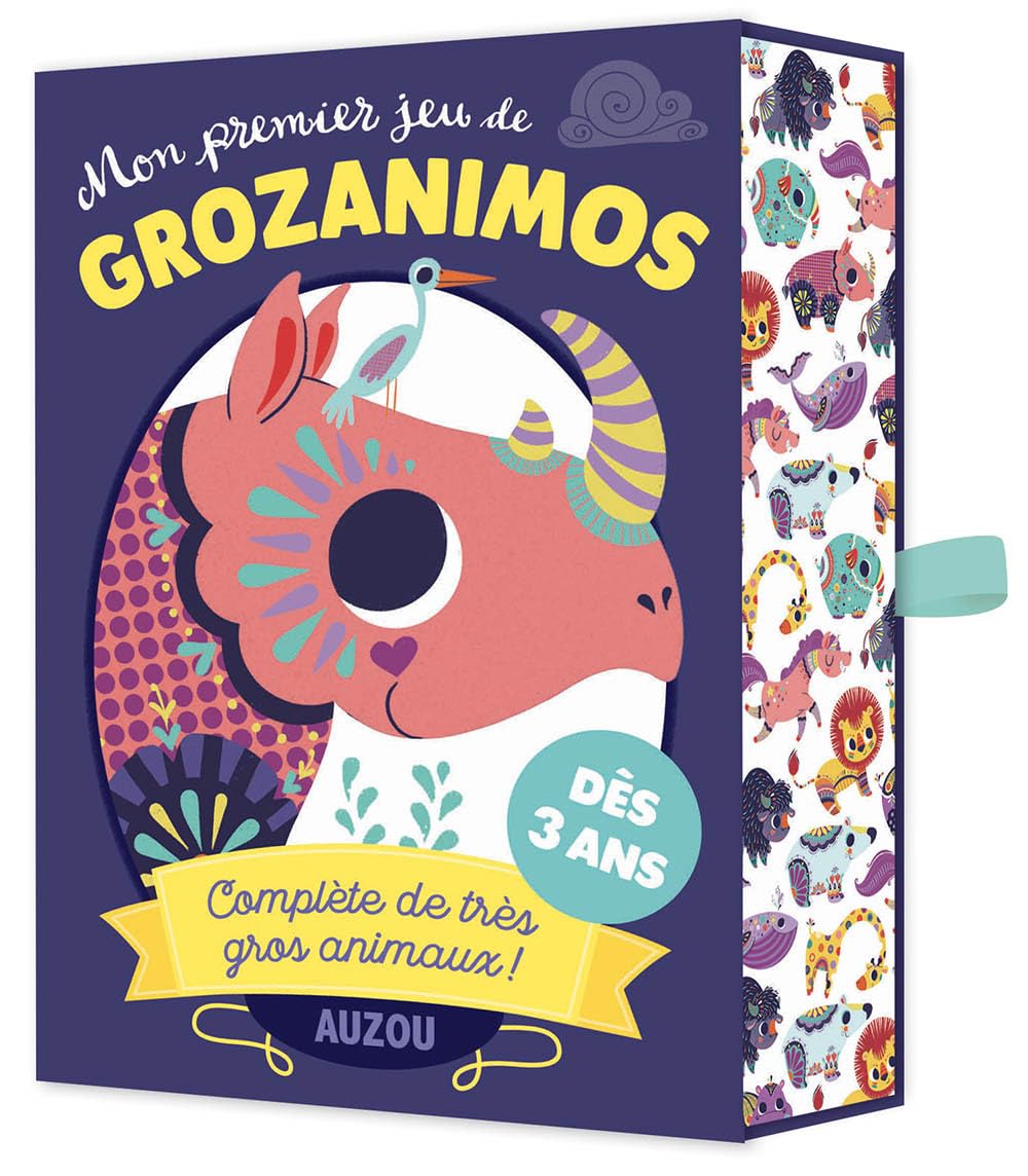 Editions AUZOU - Mon Premier Jeu de grozanimos - Complete de Tres Gros Animaux 9782733881231