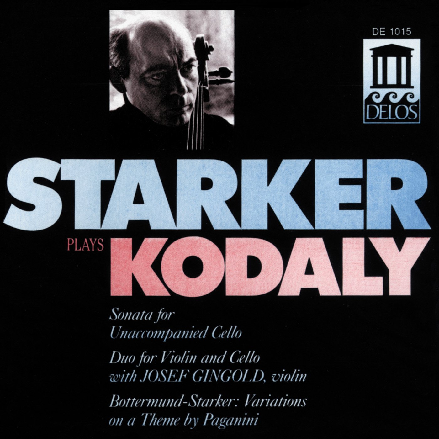 Kodaly - Sonate pour violoncelle seul / Duo pour violon et violoncelle 0013491101521