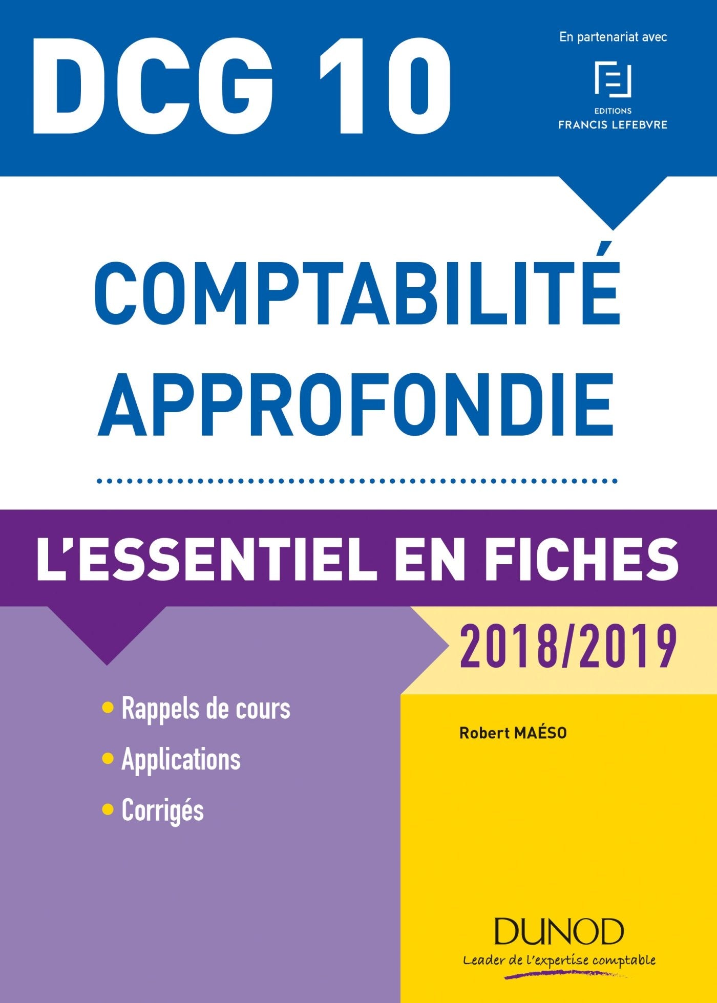 Comptabilité approfondie DCG 10: L'essentiel en fiches 9782100774777