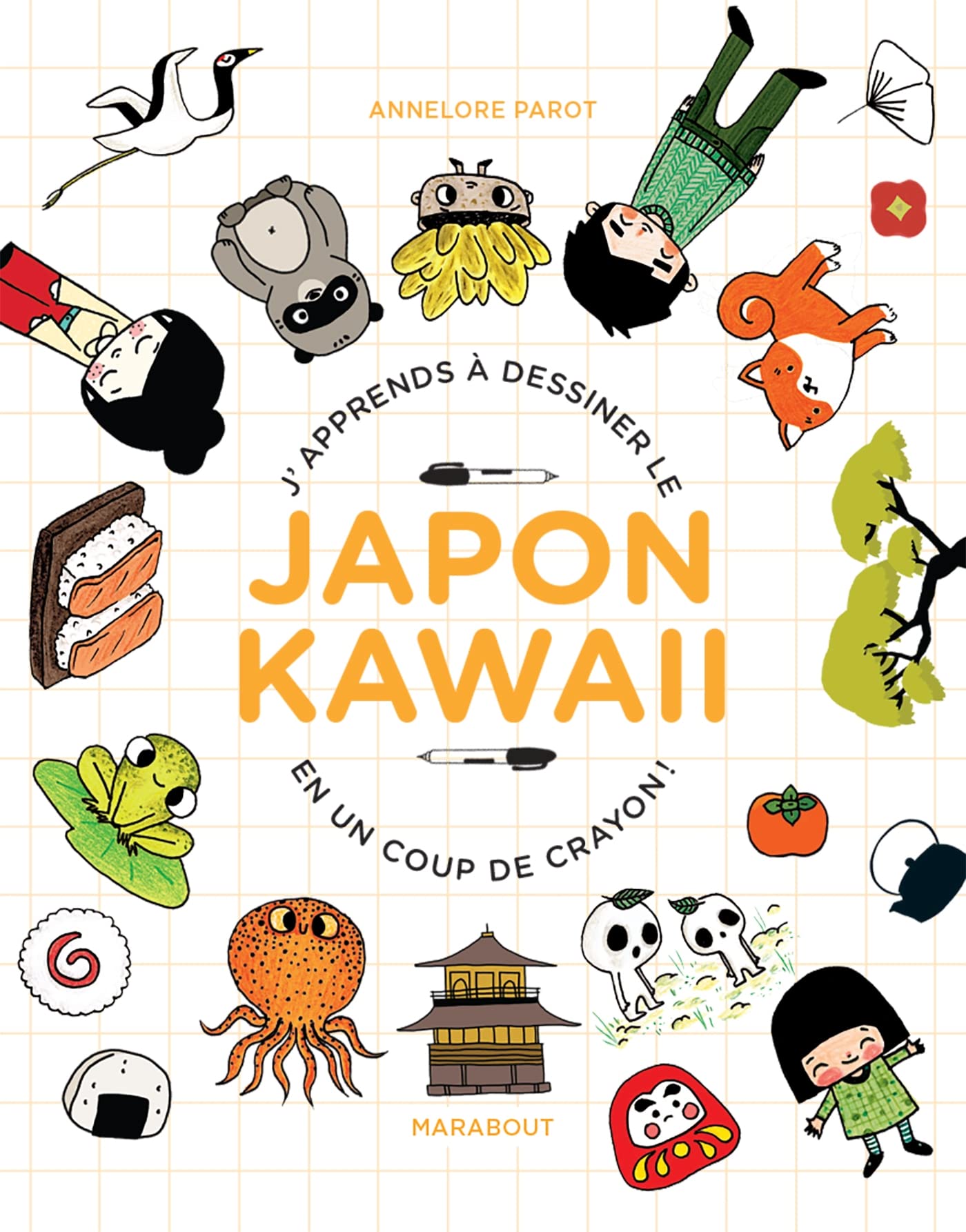 J'apprends à dessiner le Japon kawaii: en un coup de crayon ! 9782501175982
