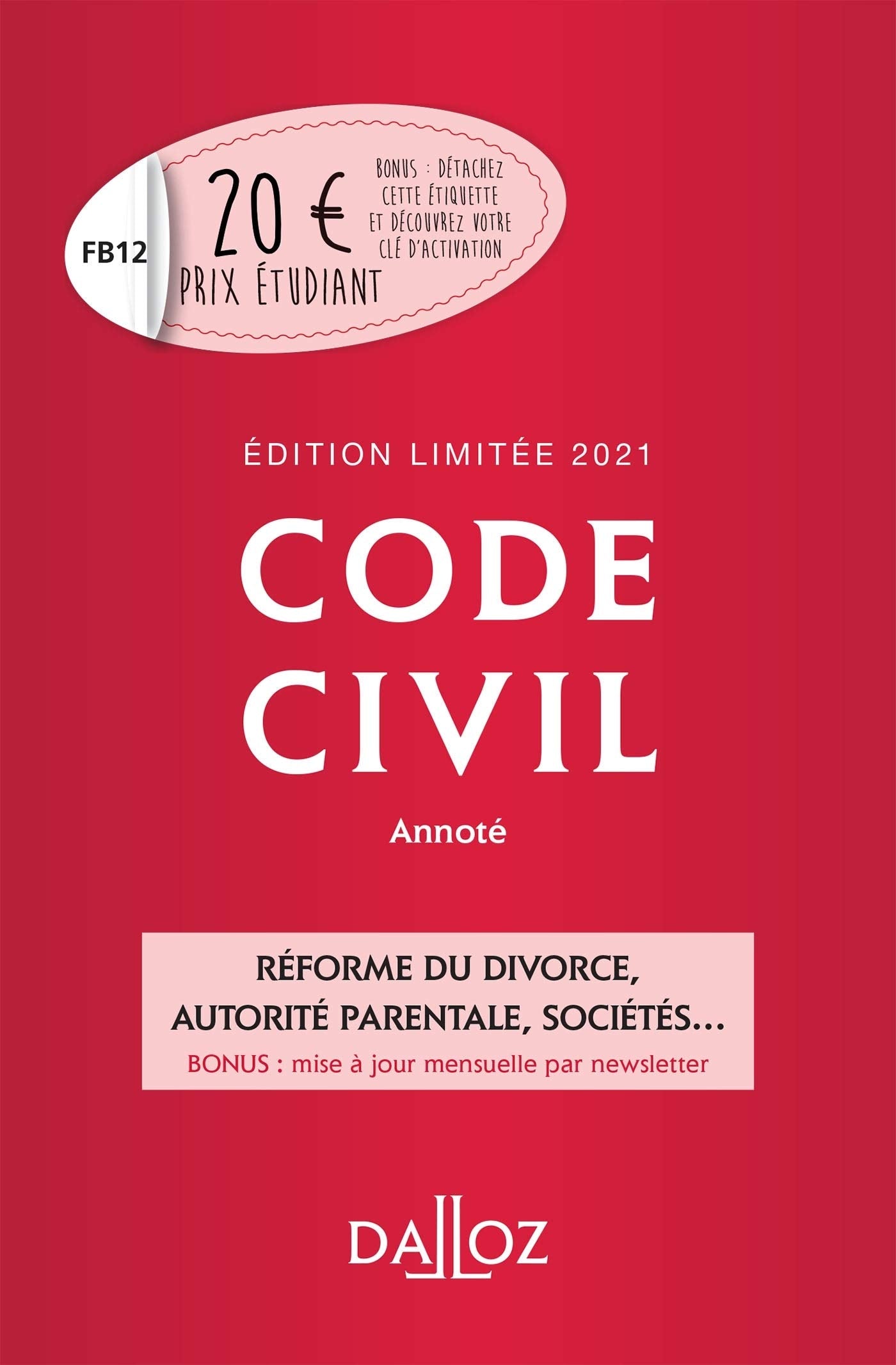 Code civil annoté 9782247196296