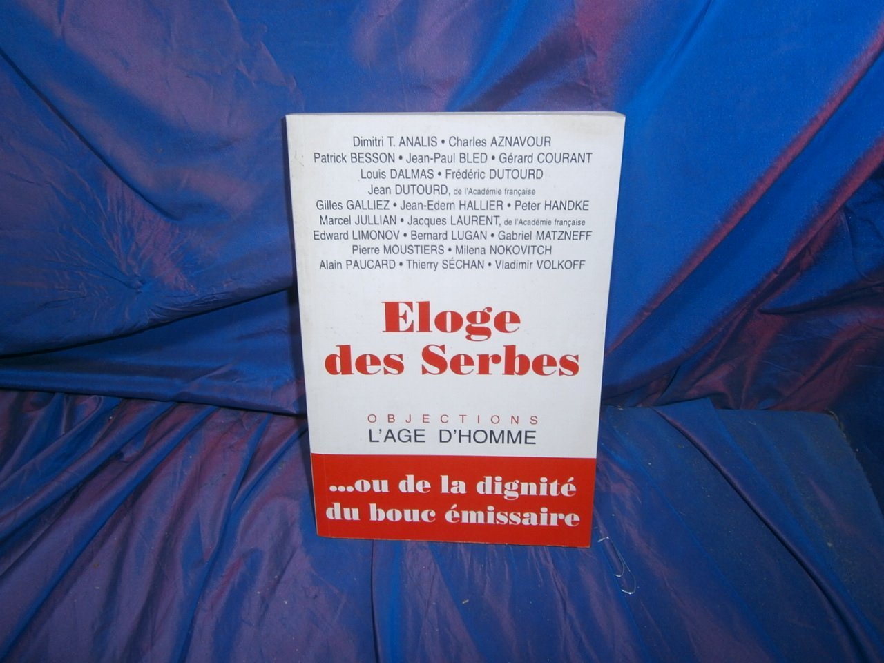 Éloge des Serbes 9782825110195