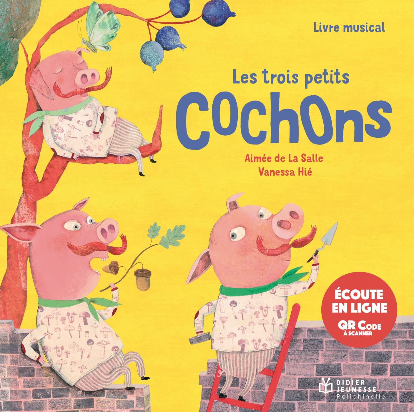 Les trois petits cochons - écoute en ligne 9782278100392
