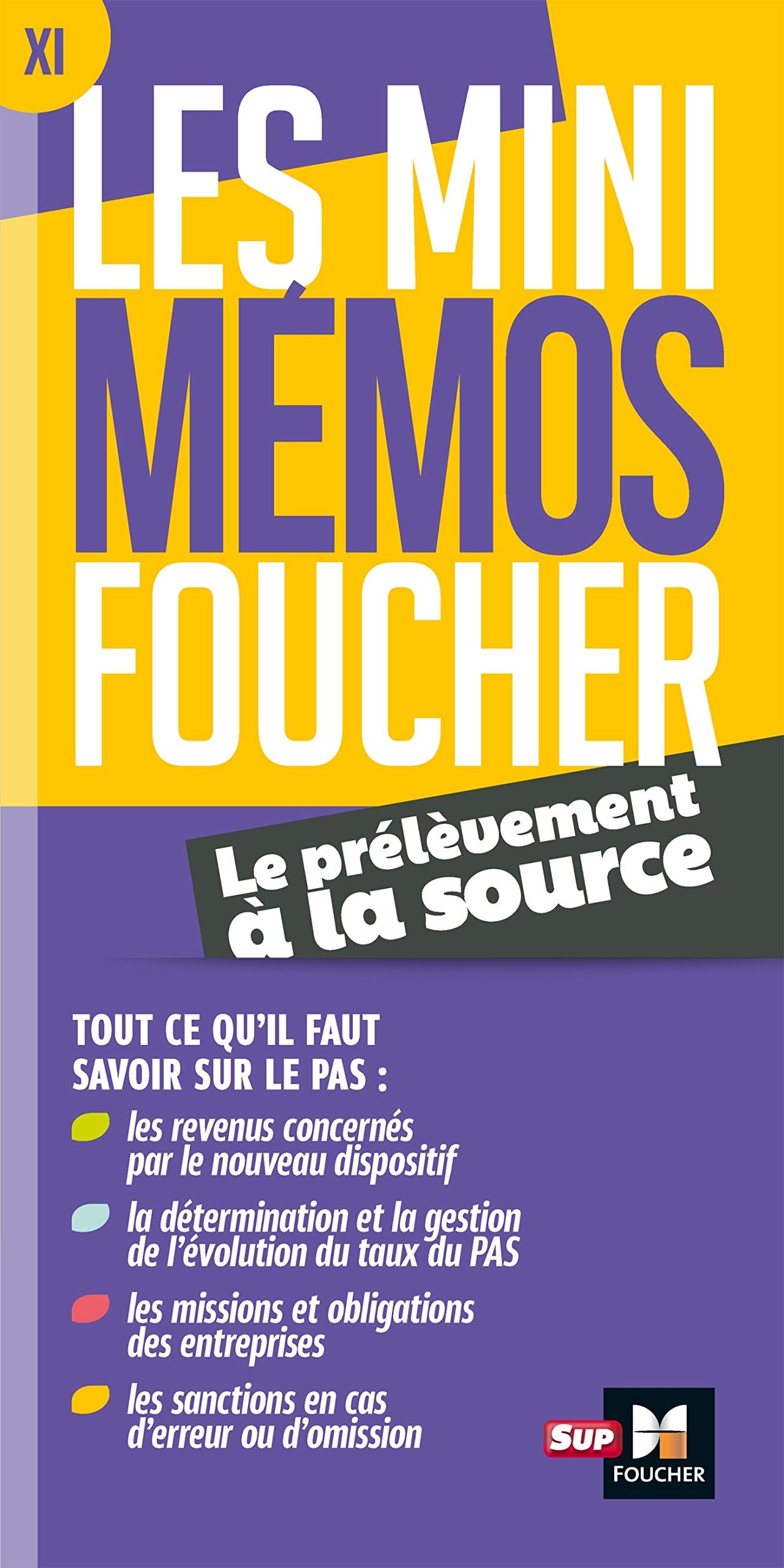 Les mini memos Foucher - Prélèvement à la source 9782216153466