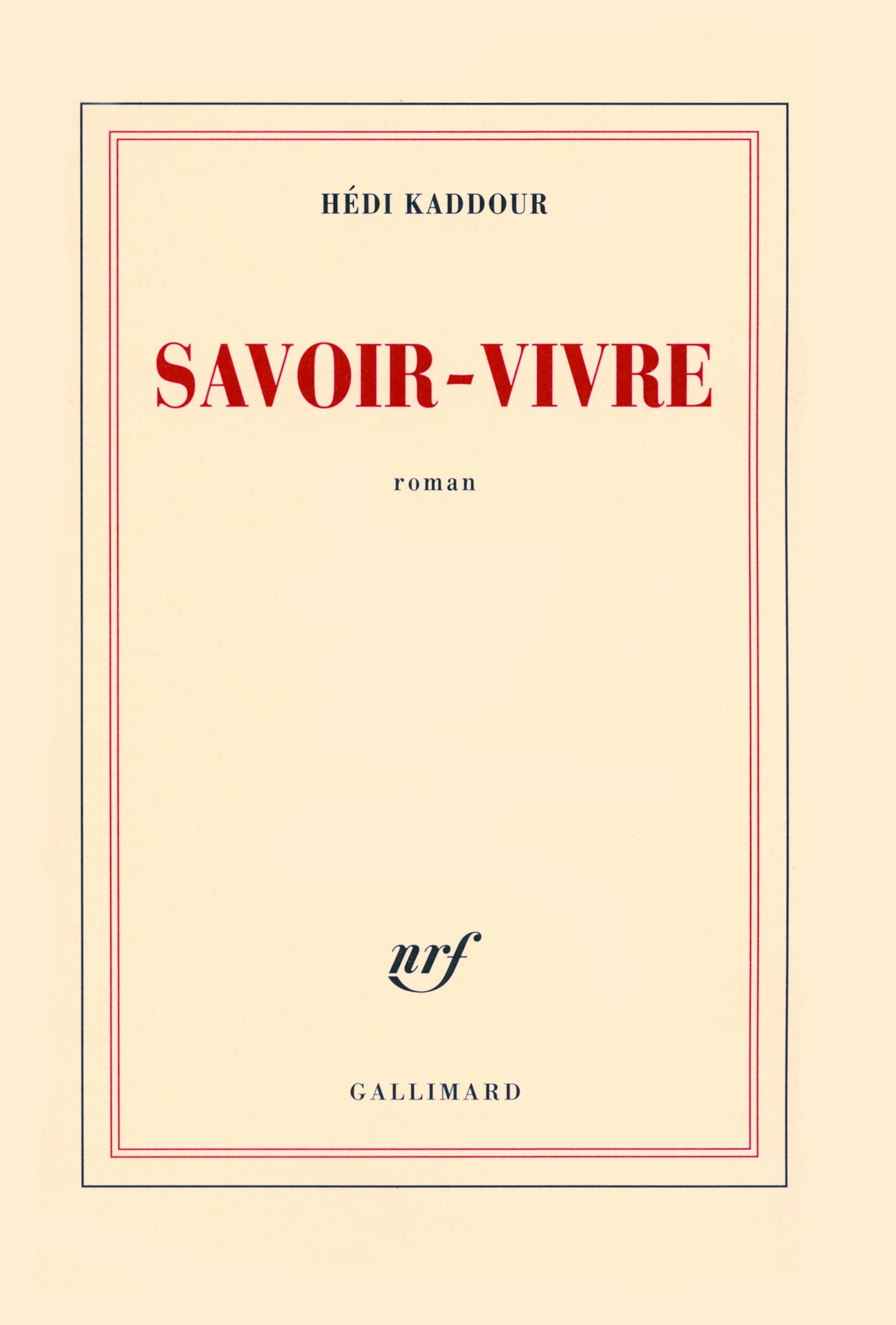 Savoir-vivre 9782070127764