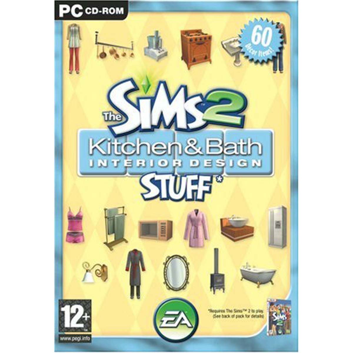 Les sims 2 : Kit Cuisine et Salle de Bain Design 5030931063480