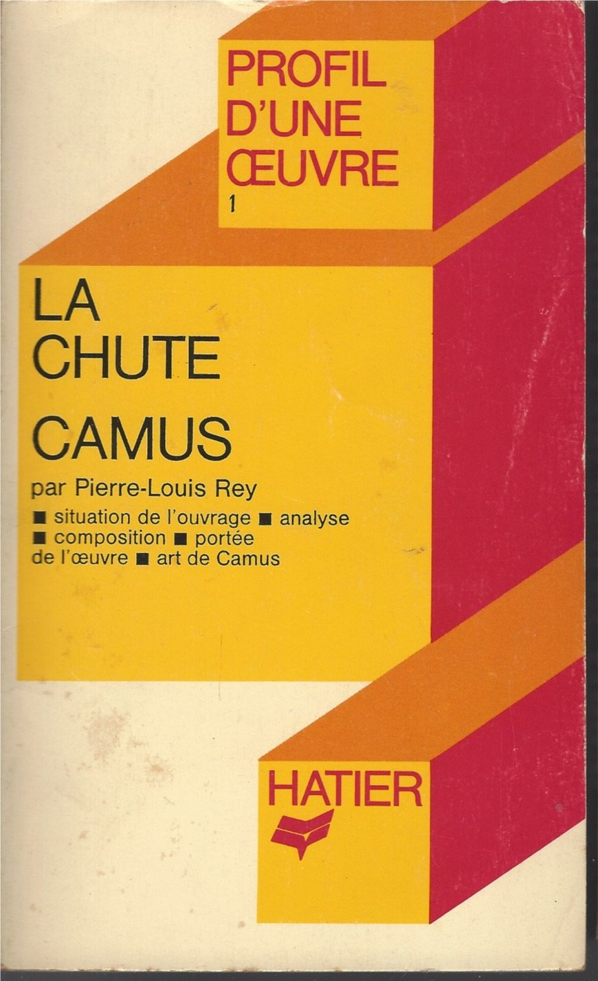 Profil D'Une Oeuvre: La chute de Camus 9782218004414