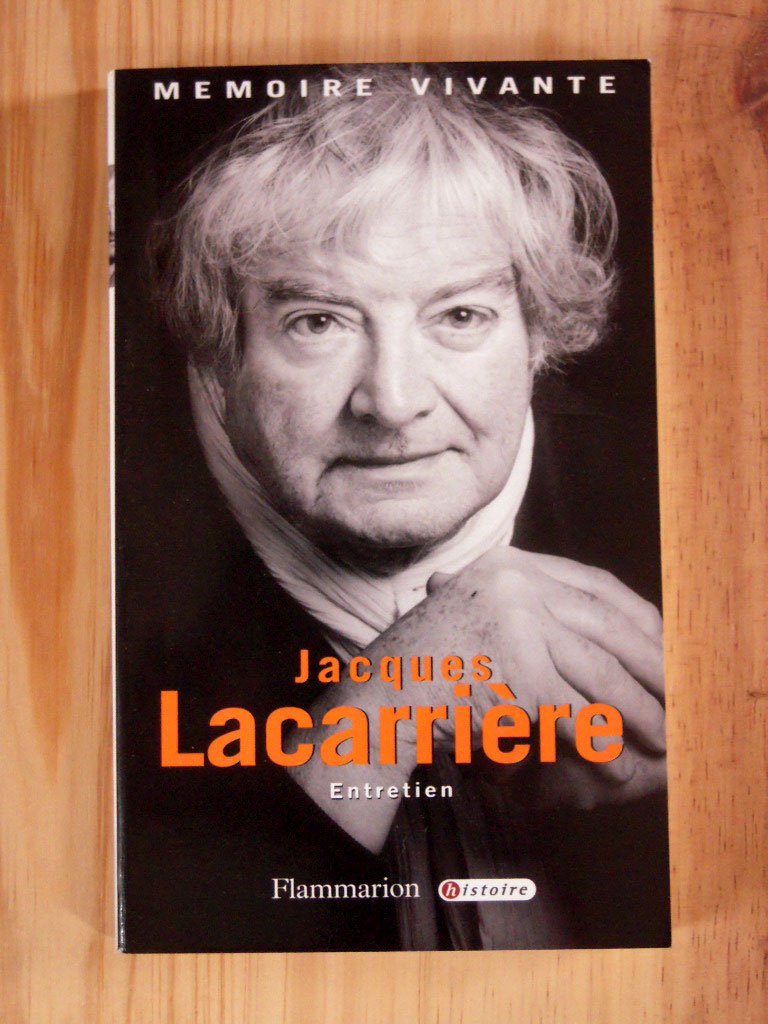 Jacques Lacarrière : Entretien avec Jean Lebrun 9782080682062