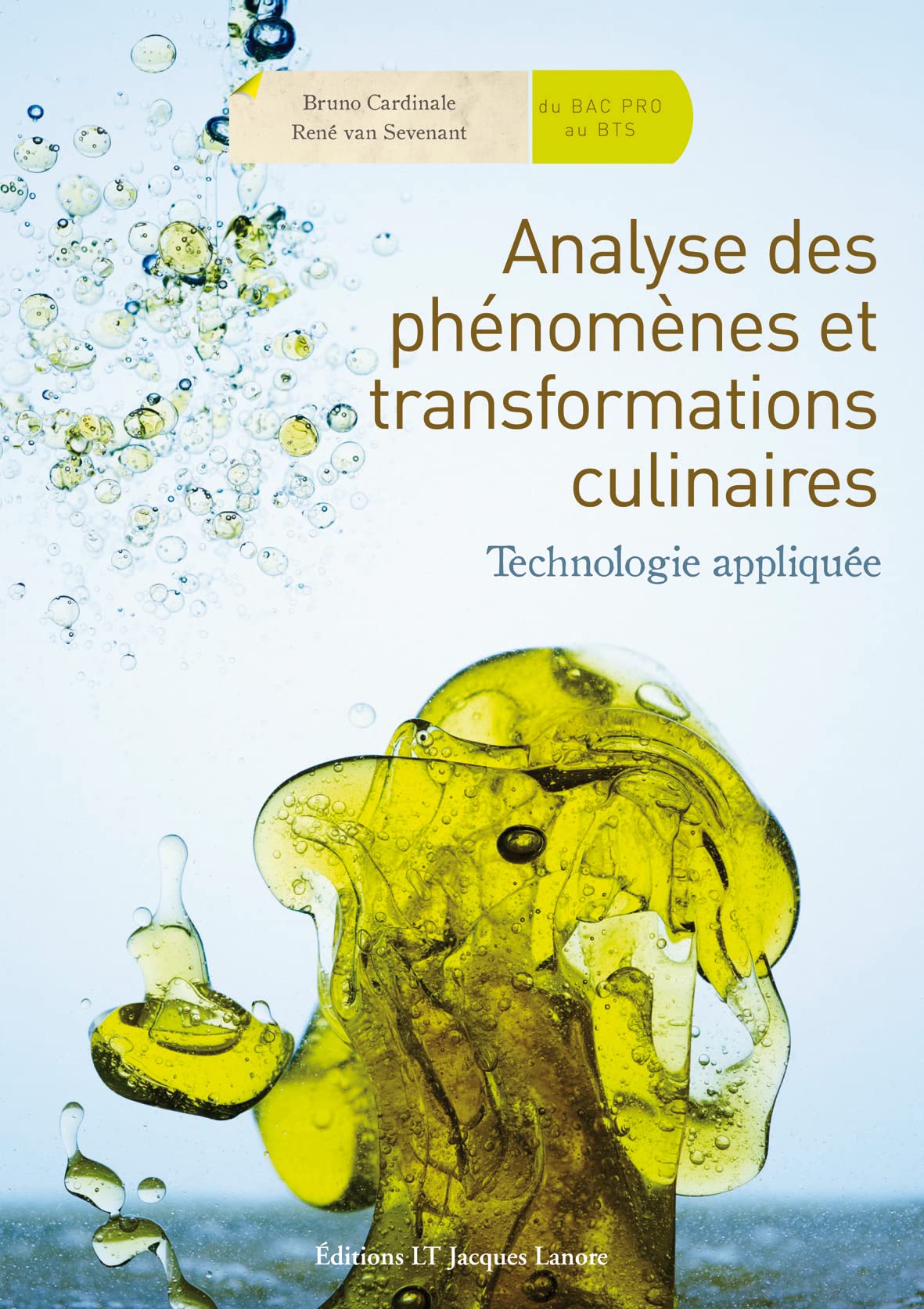 Analyse des phénomènes et transformations culinaires (2010): Technologie appliquée du Bac Pro au BTS 9782862684314