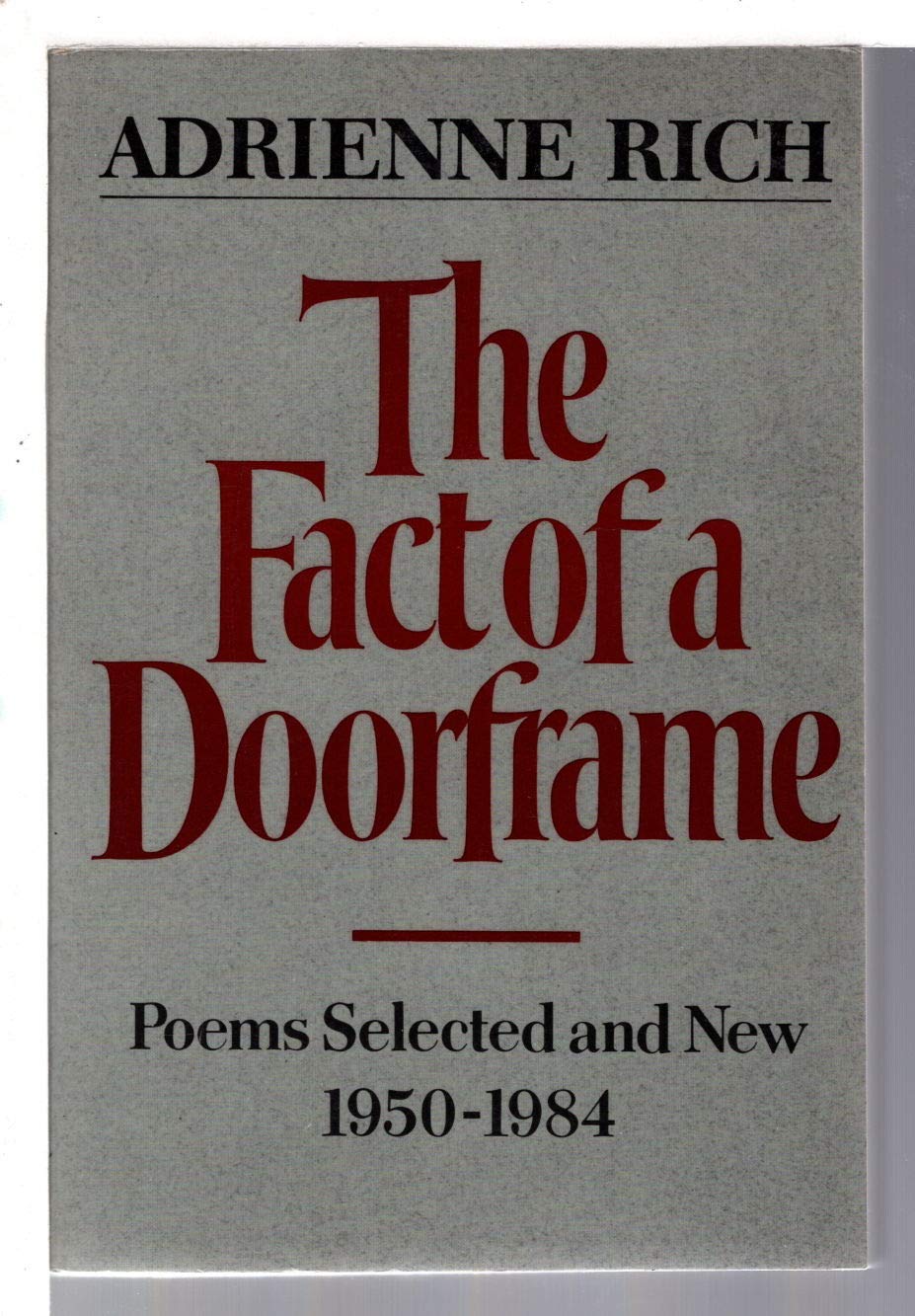 FACT OF A DOORFRAME PA 9780393302042