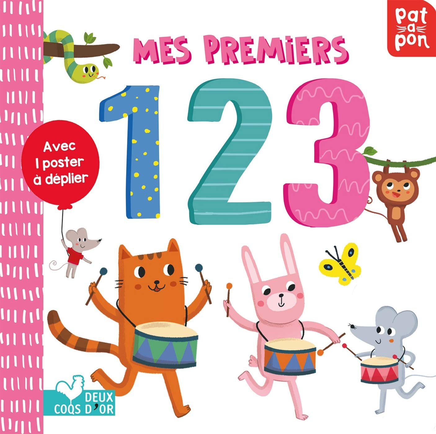 Mes premiers 123 - livre avec poster à déplier 9782016270806