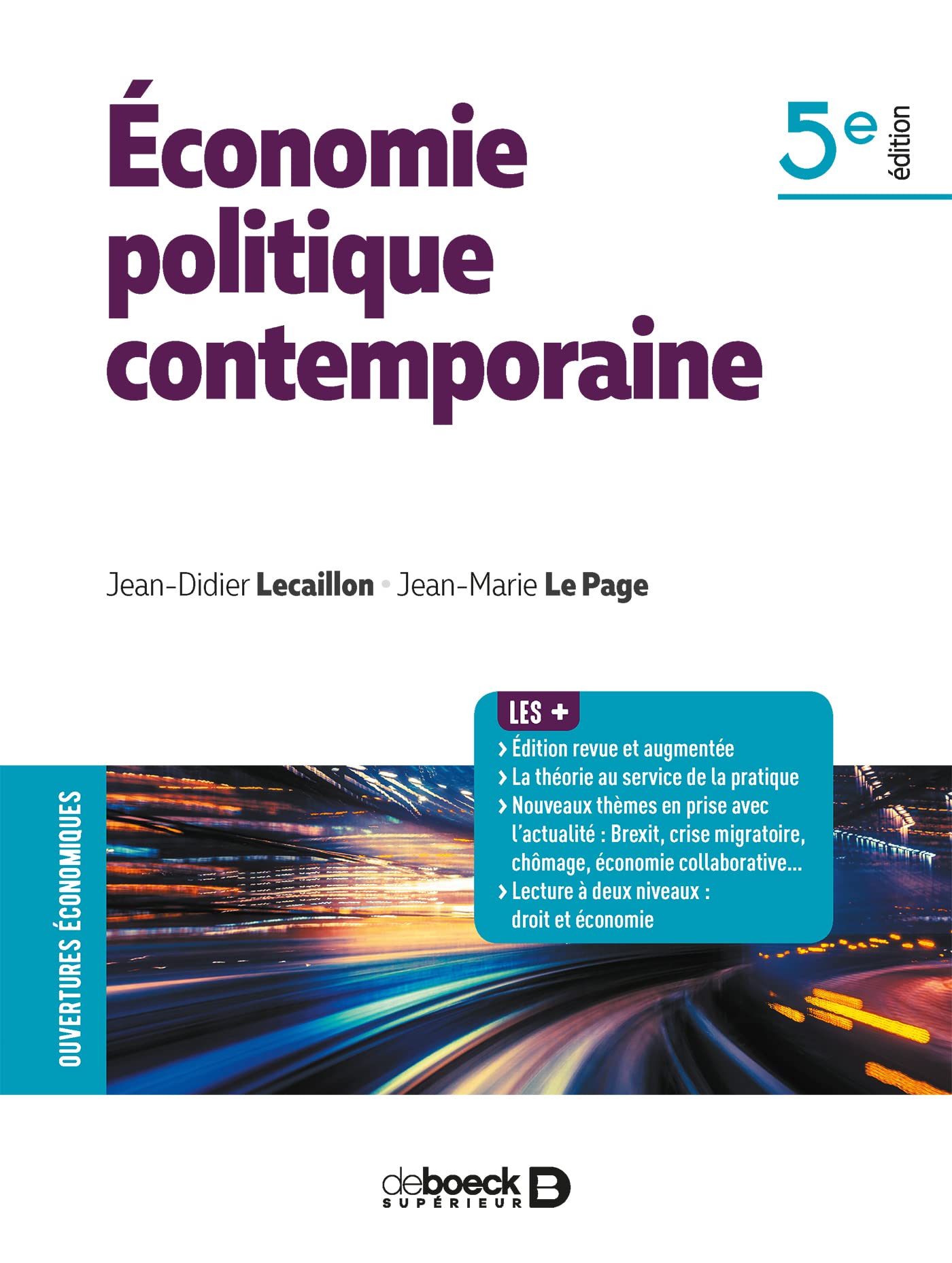 Économie politique contemporaine 9782807315372