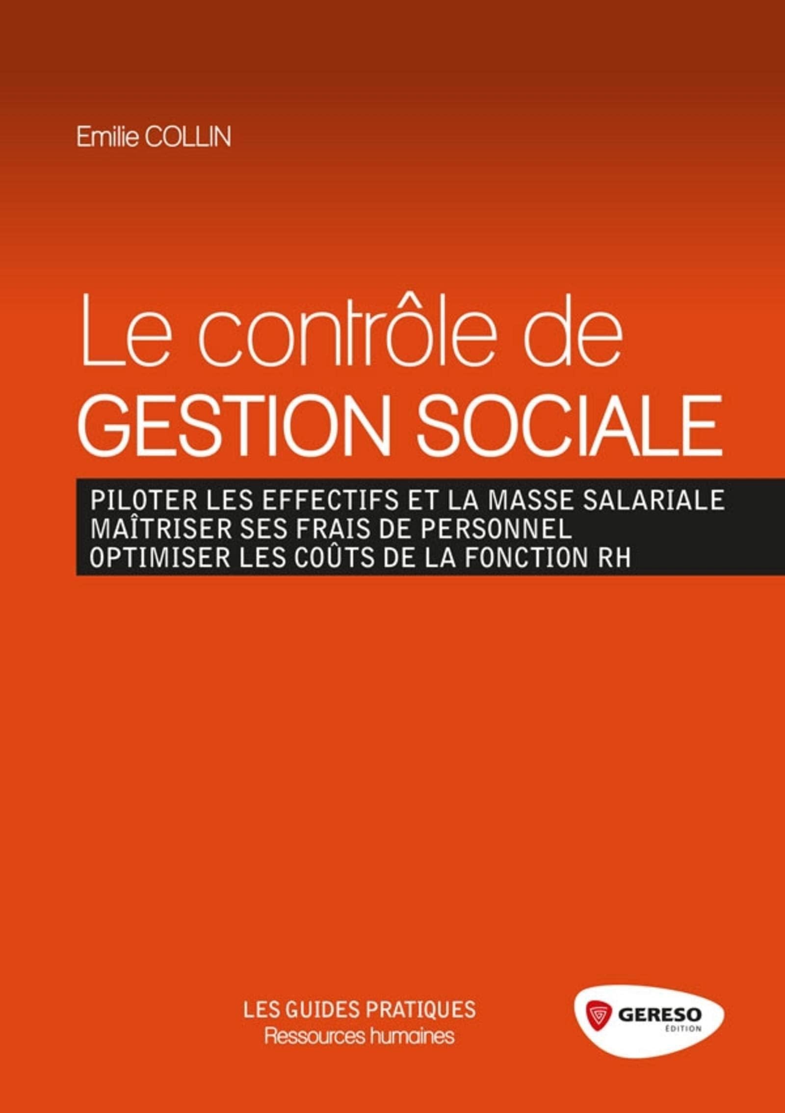 Le contrôle de gestion sociale 9782359531954