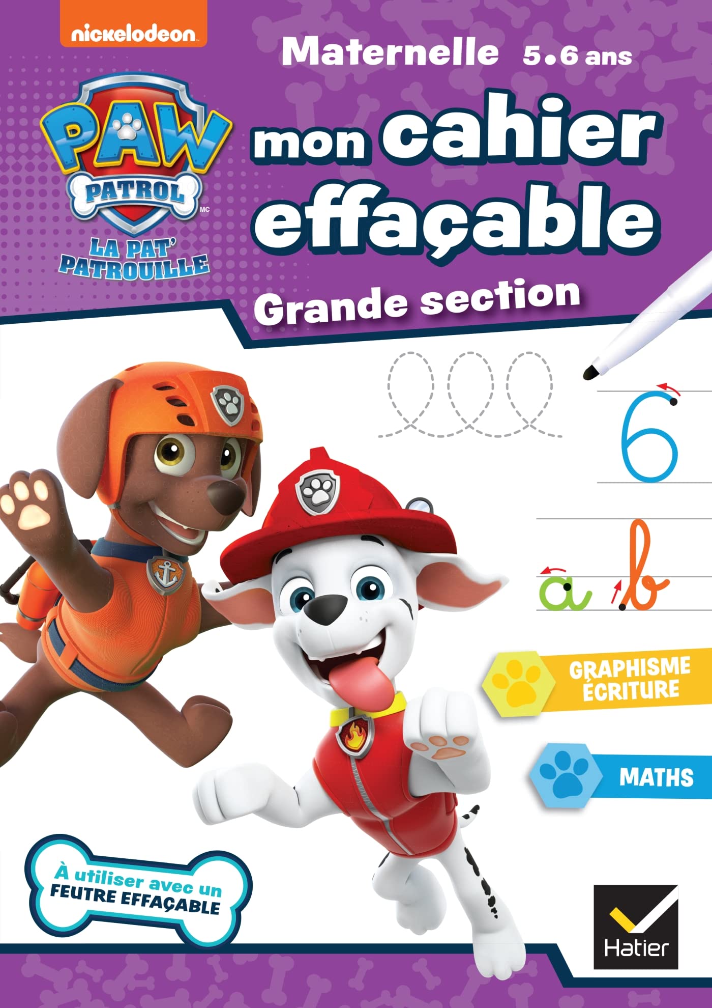 Mon cahier effaçable Pat'Patrouille GS 9782401095441