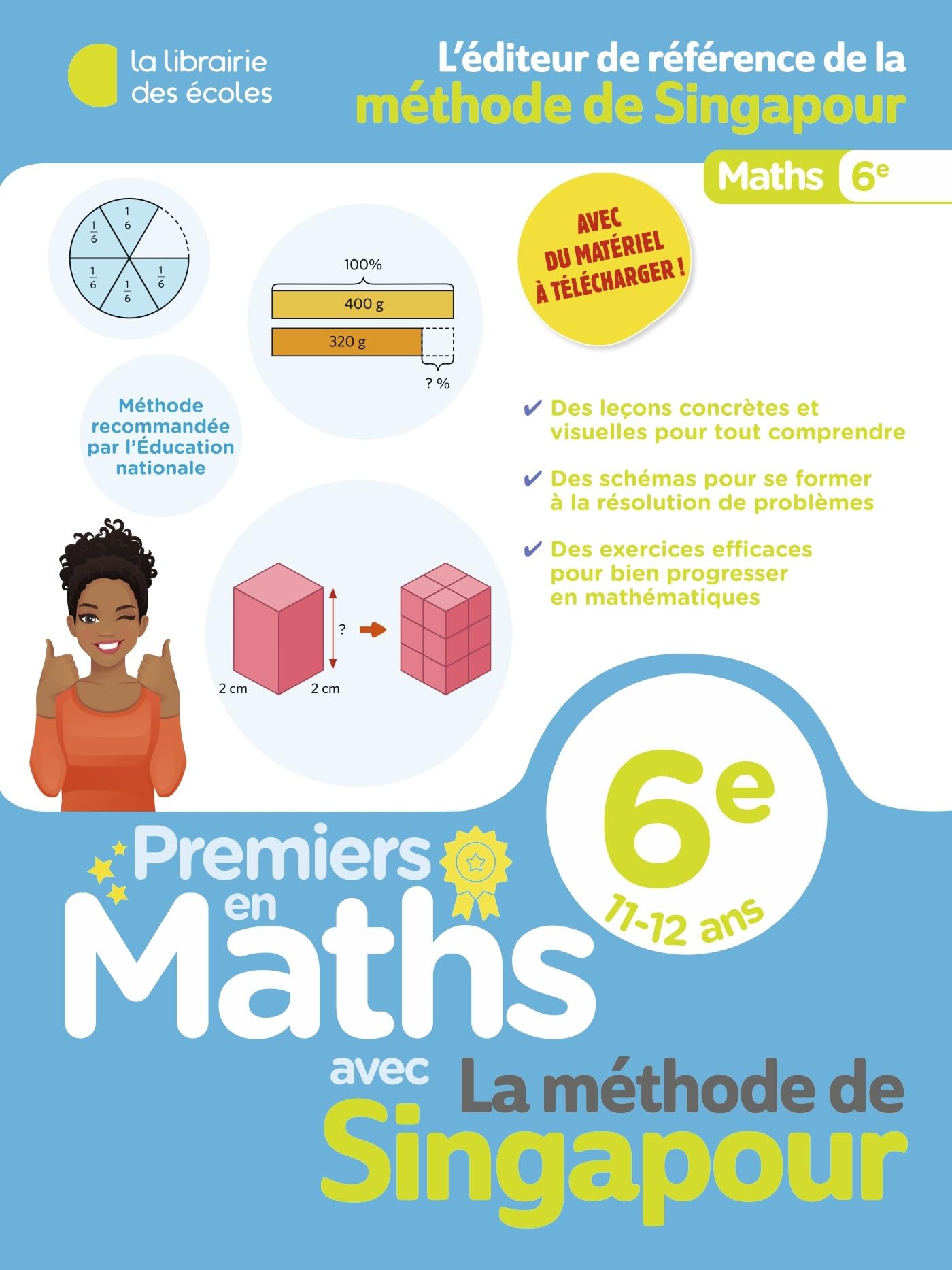 Premiers en maths - Méthode de Singapour 6e (2025) 9782385513108