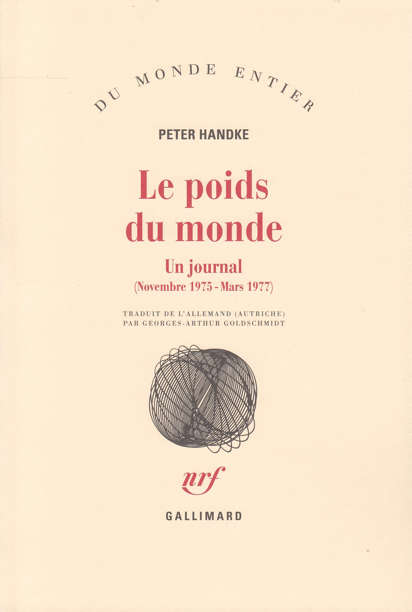 Le Poids du monde 9782070294312
