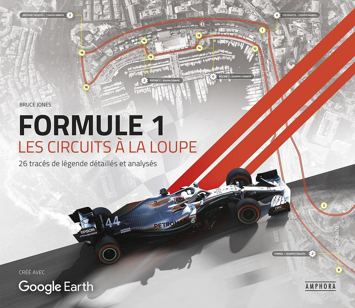 Formule 1 les circuits à la loupe: 26 tracés de légende détailles et analysés 9782757605165