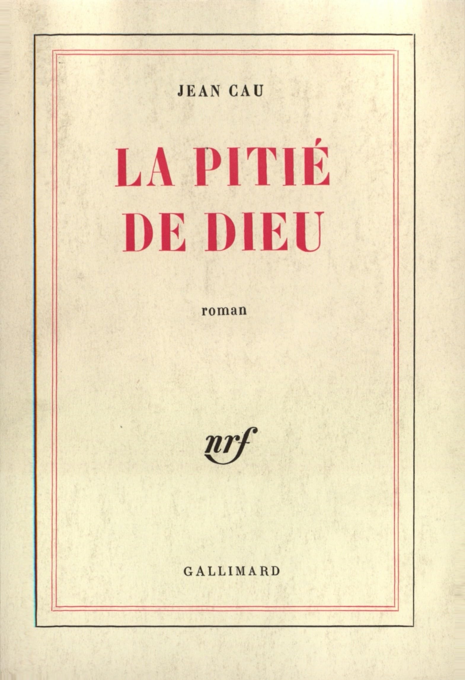 La pitié de Dieu 9782070212903