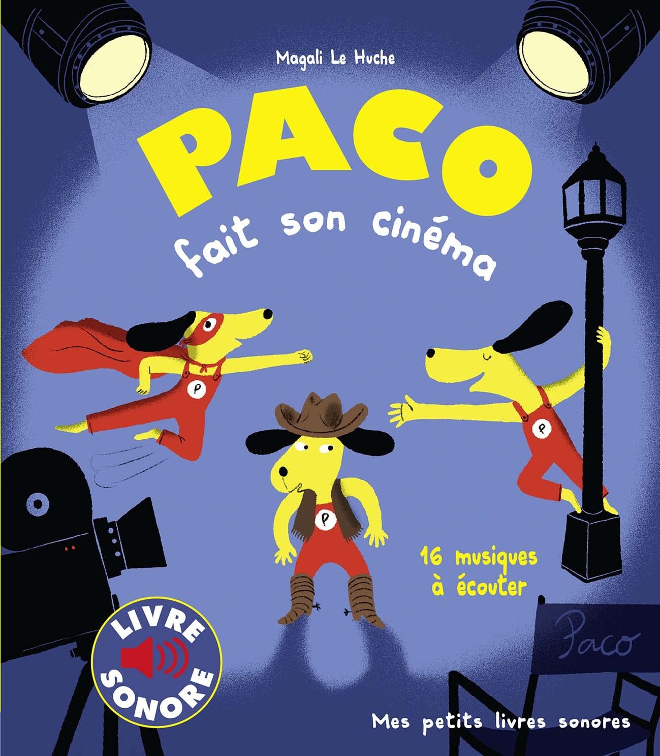 Paco fait son cinéma - Mes petits livres sonores - Dès 3 ans 9782075144070