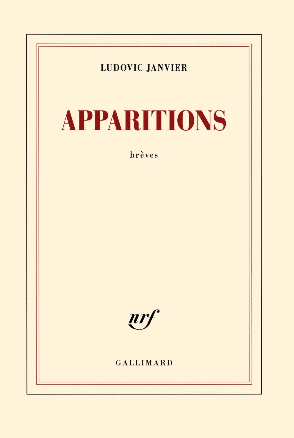 Apparitions: Brèves 9782070177912