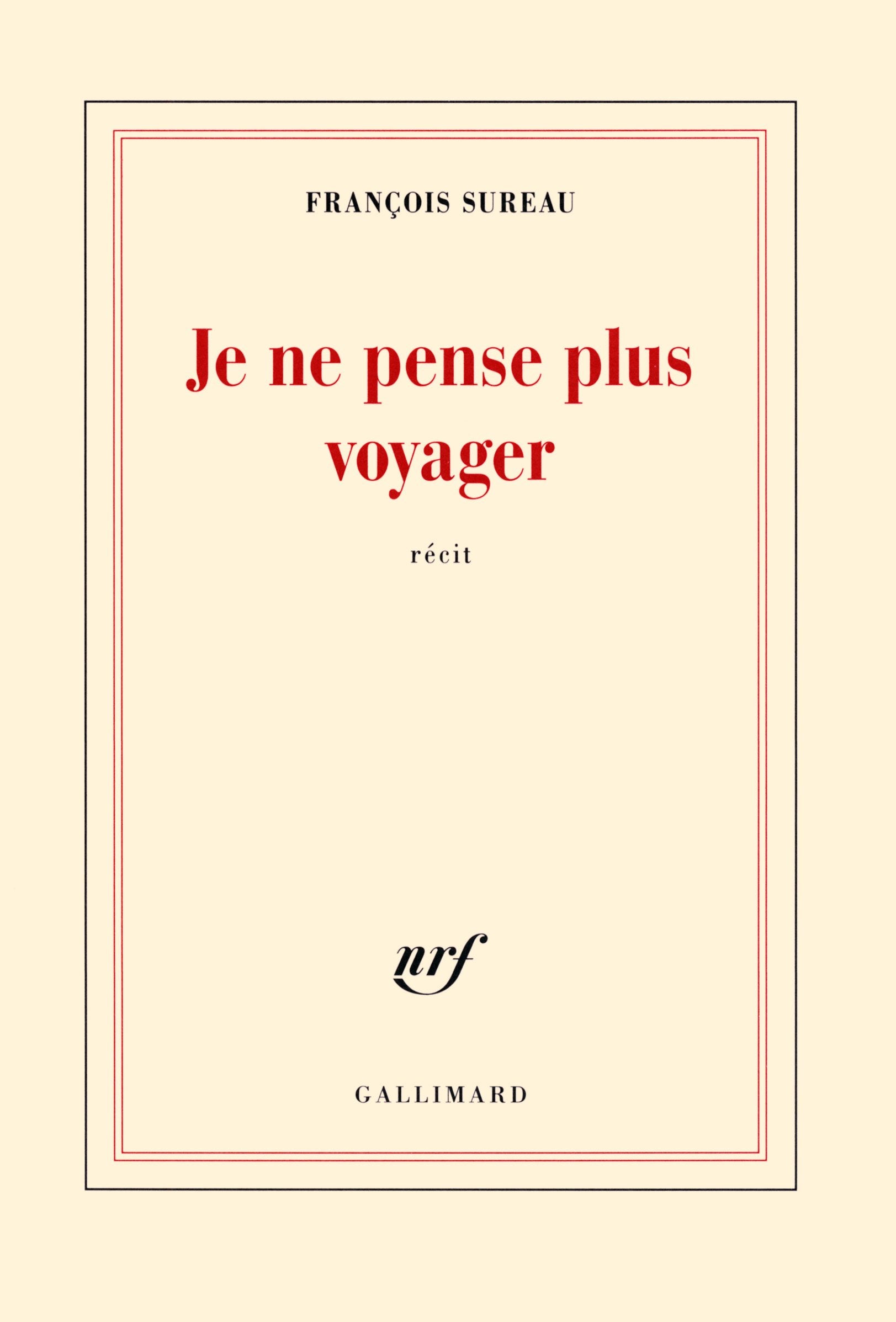 Je ne pense plus voyager: La mort de Charles de Foucauld 9782070179176