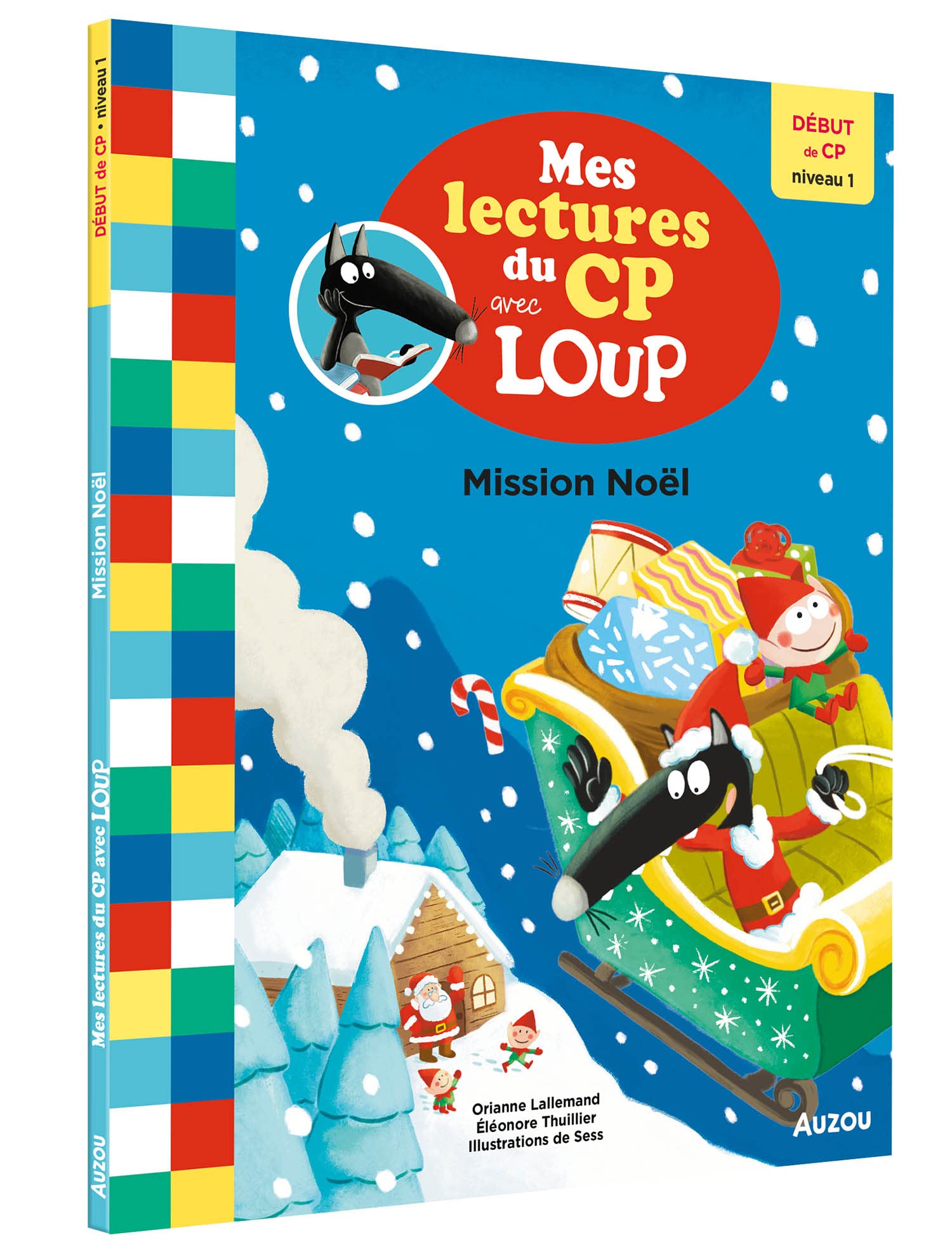 Mes lectures du cp avec loup - mission noël 9782733895887