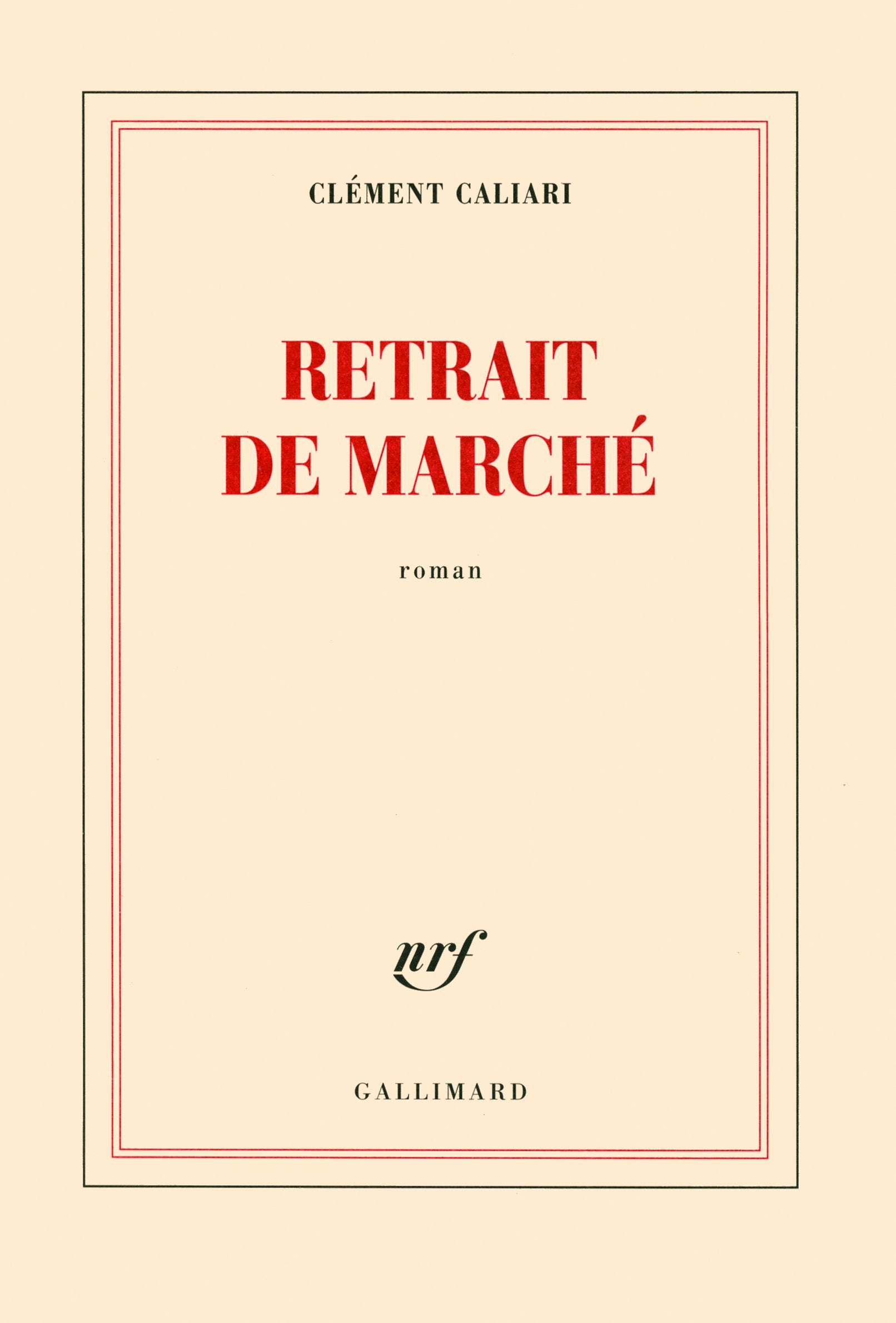 Retrait de marché 9782070131624