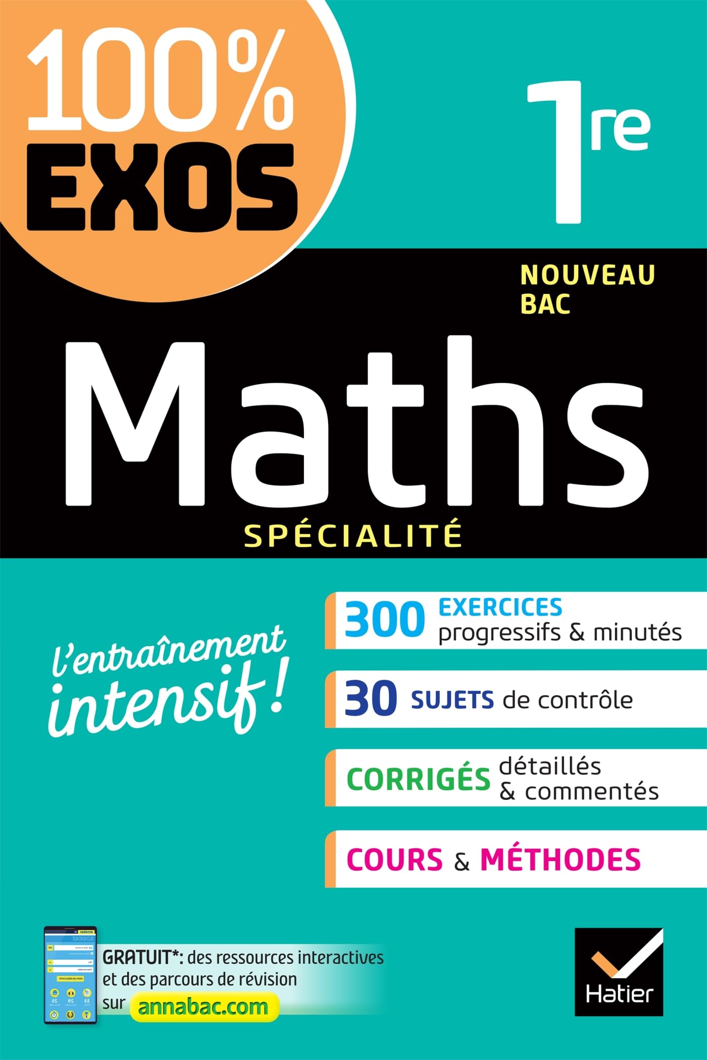 Maths 1re générale (spécialité): exercices résolus - Nouveau programme de Première 9782401053168