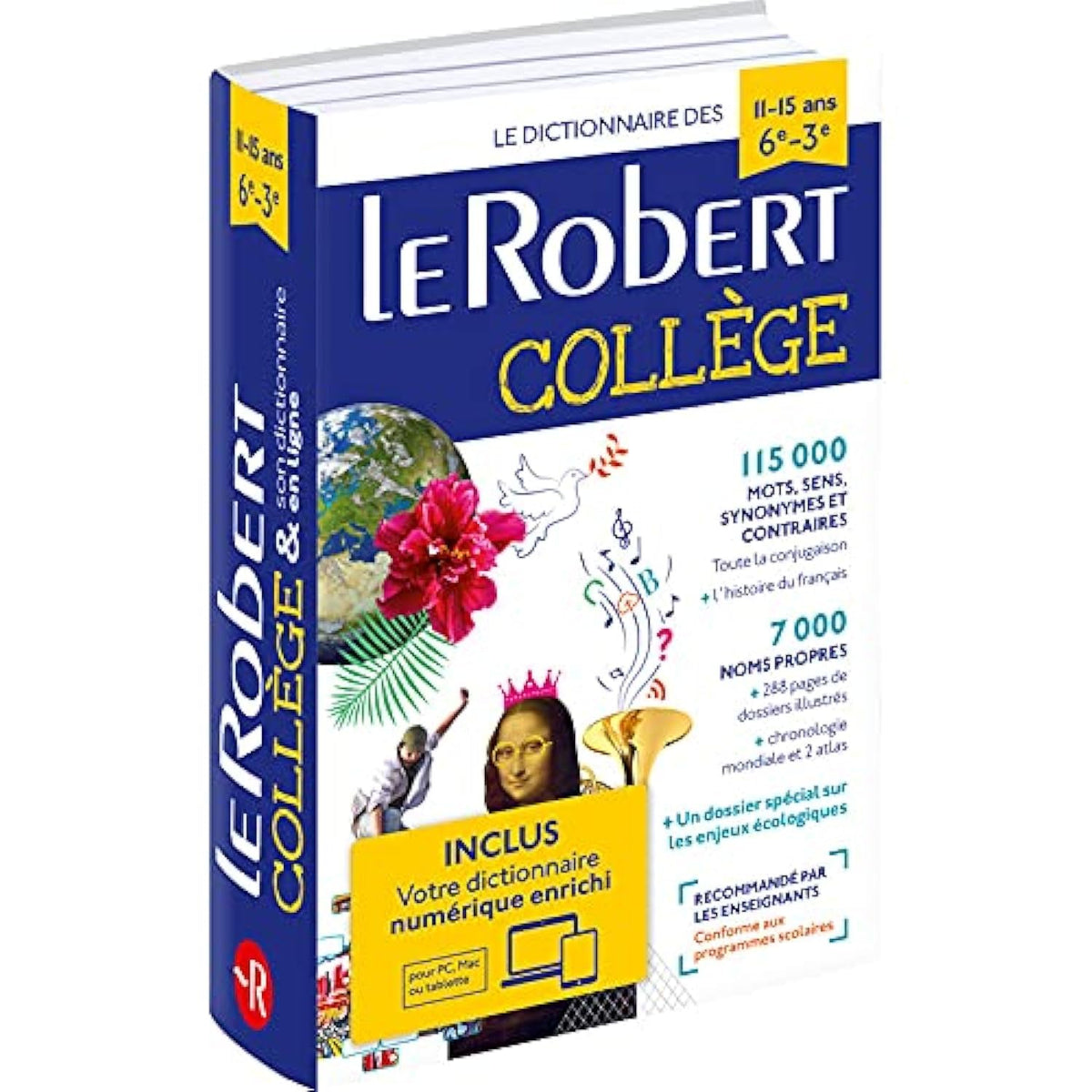 Dictionnaire Le Robert collège et son dictionnaire en ligne - 11/15 ans - 6e-5e-4e-3e 9782321015239