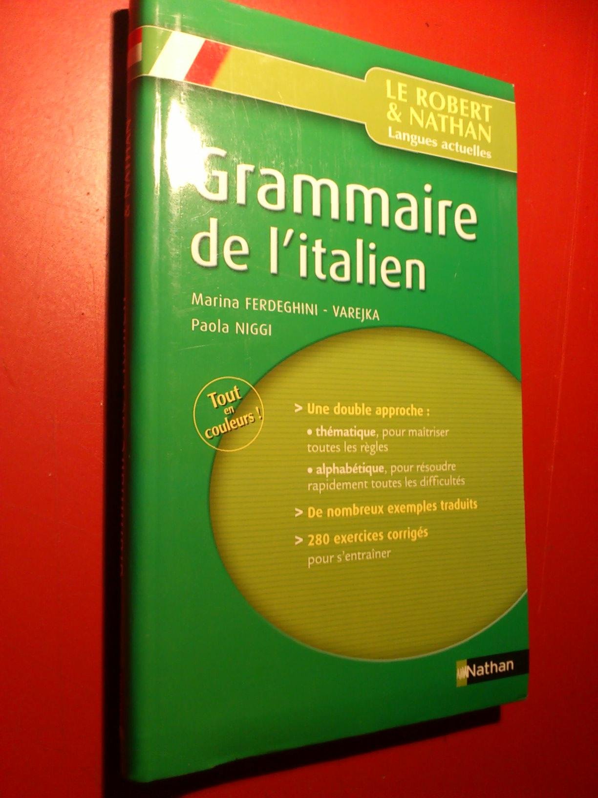 Grammaire de l'Italien 9782091853772