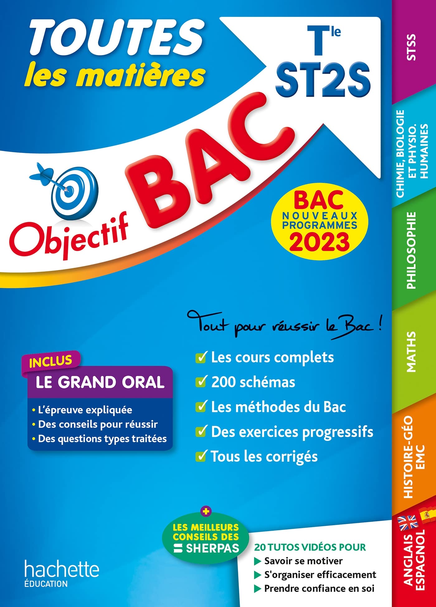 Objectif BAC 2023 - Term ST2S Toutes les matières 9782017185857
