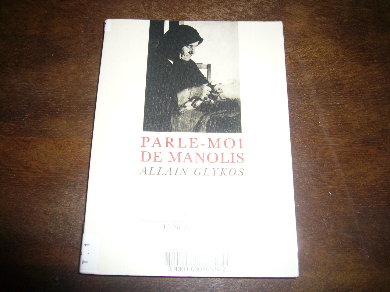 Parle-moi de Manolis 9782909428550