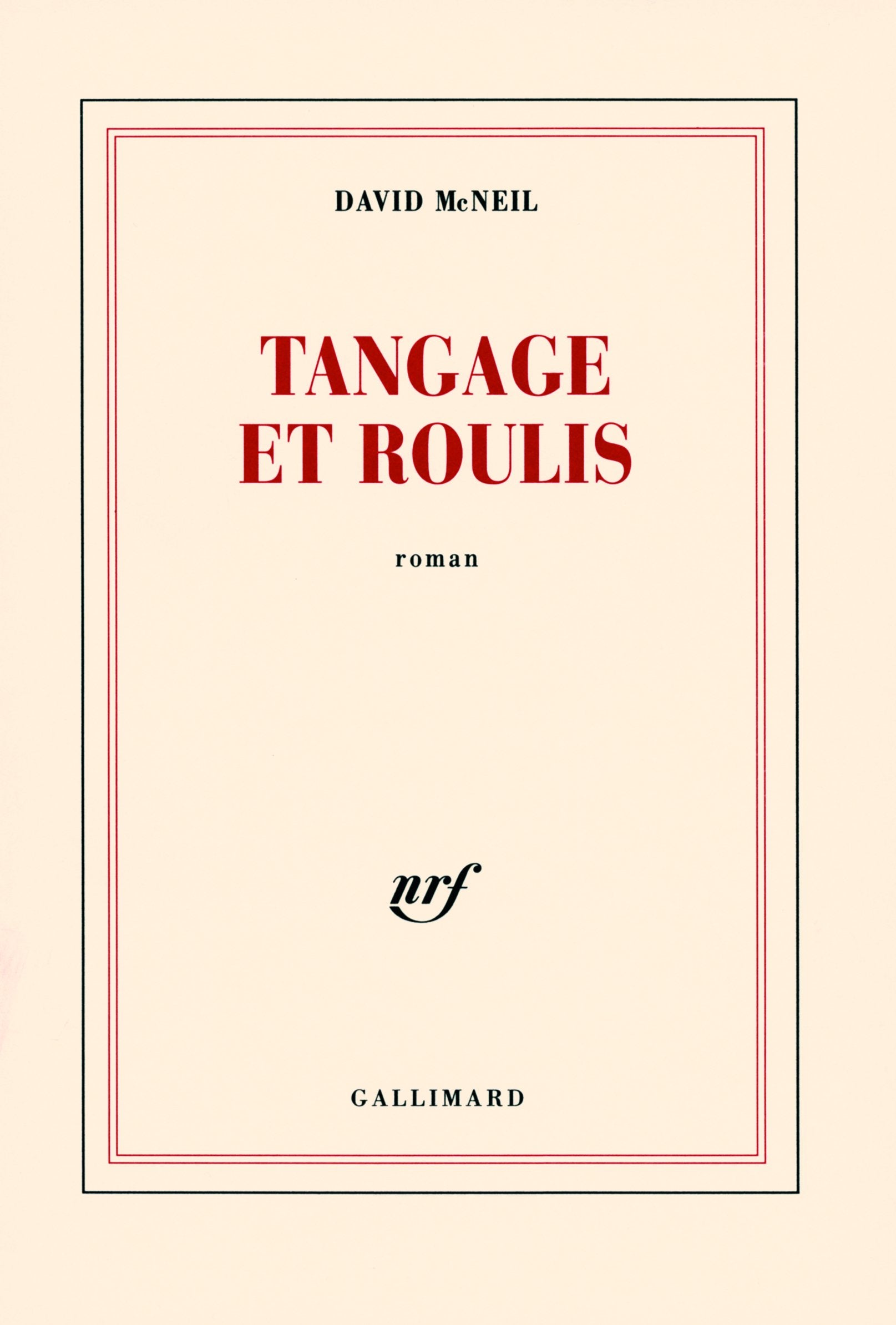 Tangage et roulis 9782070776863