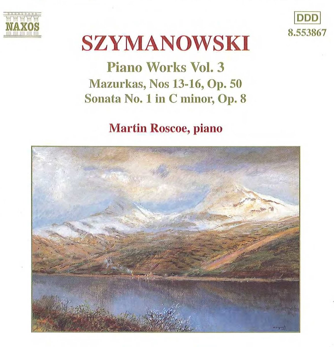 Szymanowski : Oeuvres pour piano vol. 3 0730099486729