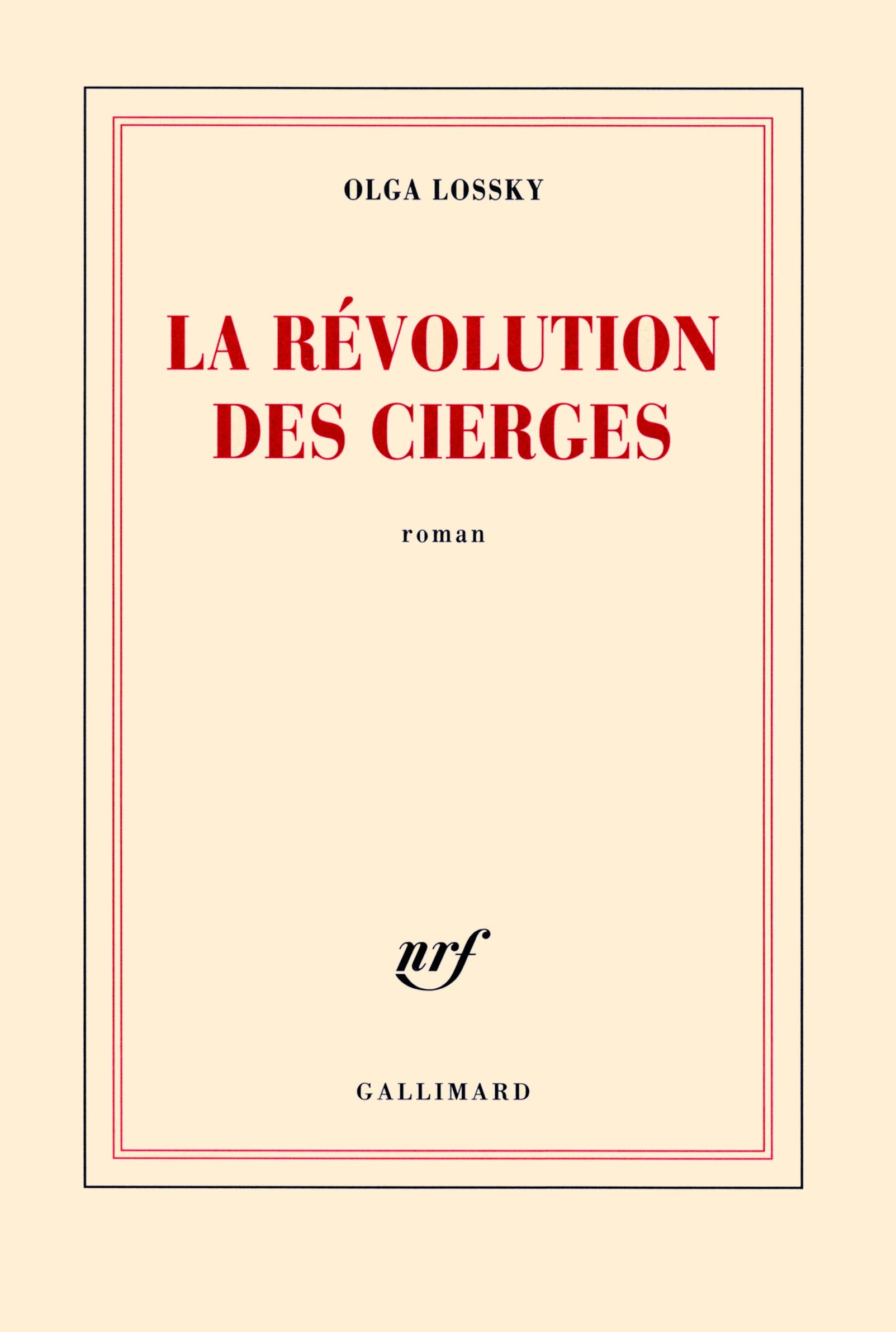 La révolution des cierges 9782070127689