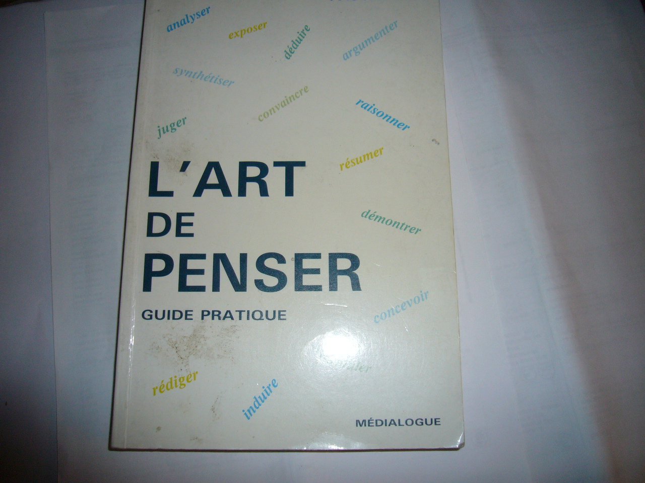 L'Art de penser 9782867400315