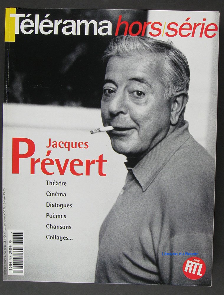 Télérama Hors Série n°74 Jacques Prévert