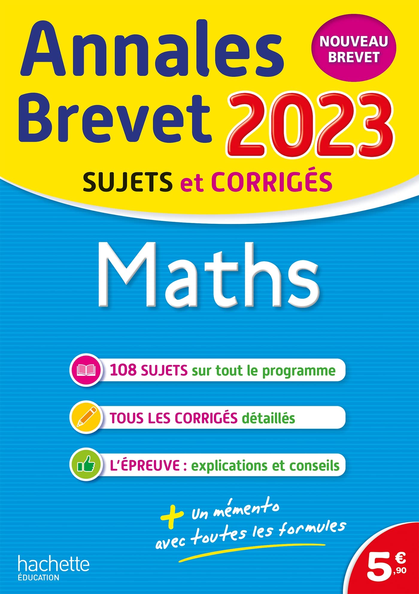 Annales BREVET 2023 - Maths 9782017186281