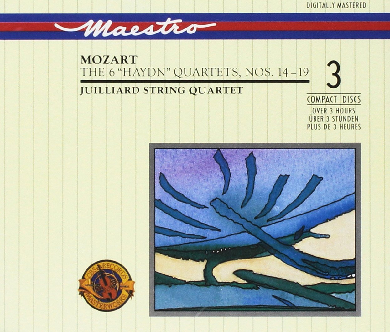 Mozart: The 6 "Haydn" Quartet's N° 14-19 5099704582627