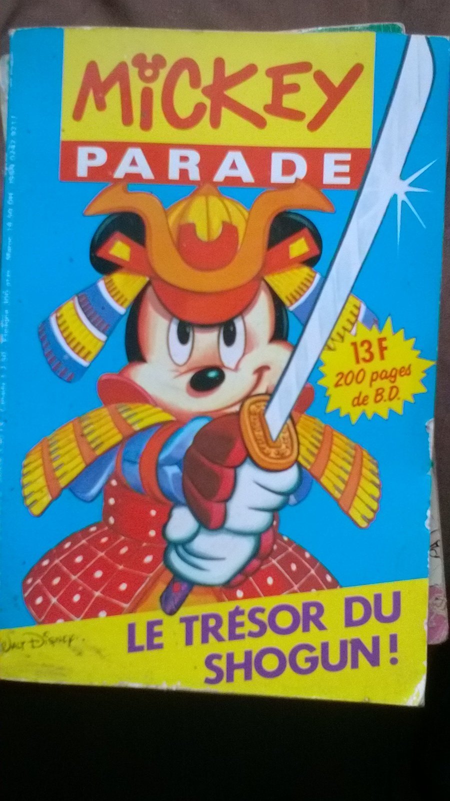 MICKEY PARADE n° 131 du Premier Novembre 1990 : Le trésor du Shogun !