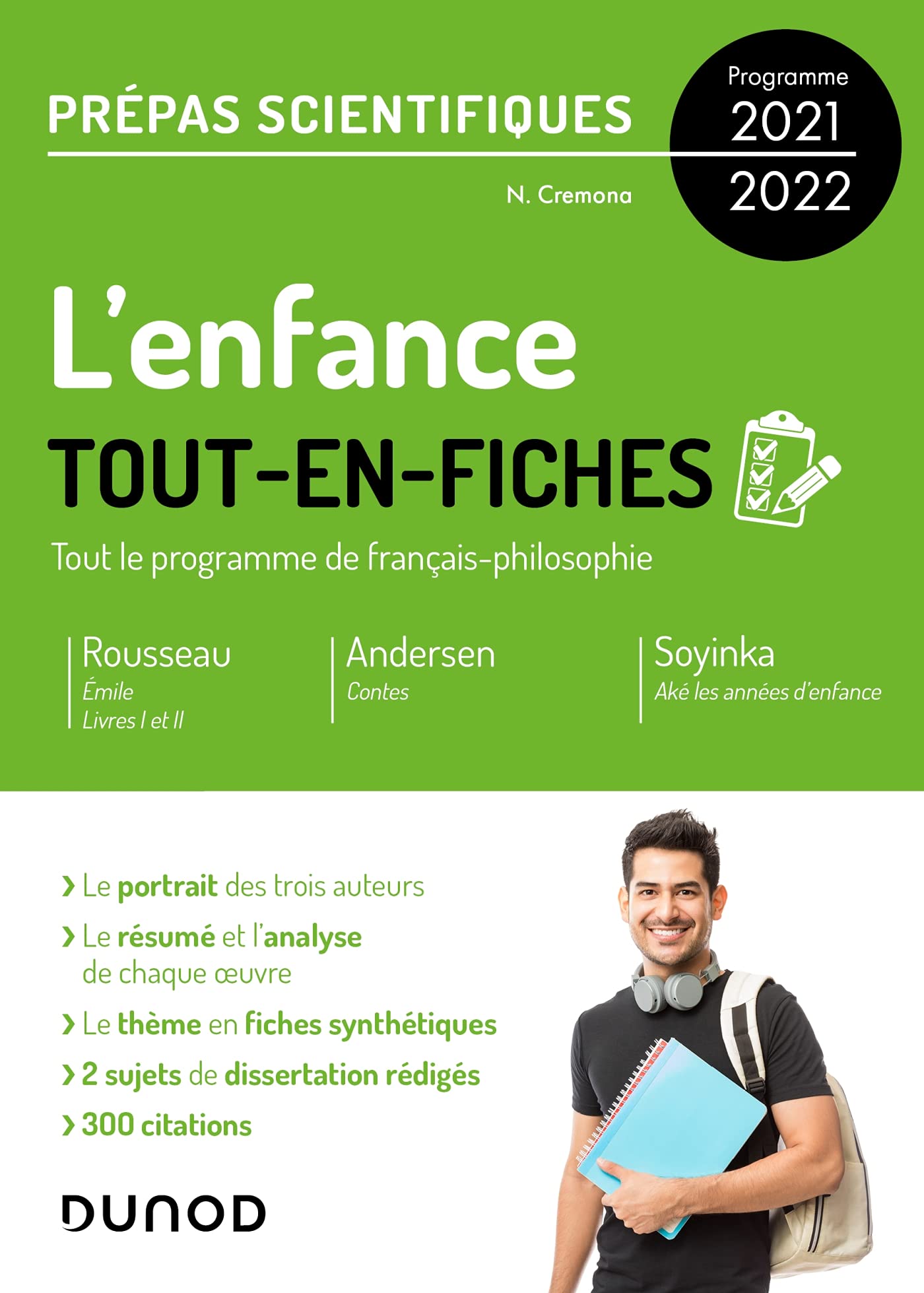 L'enfance - Tout-en-fiches - Prépas scientifiques Français-philosophie - Programme 2021-2022 (2021-2022) 9782100823949