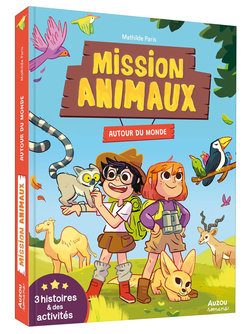 Mission animaux - autour du monde - 3 histoires et des activités 9791039560993