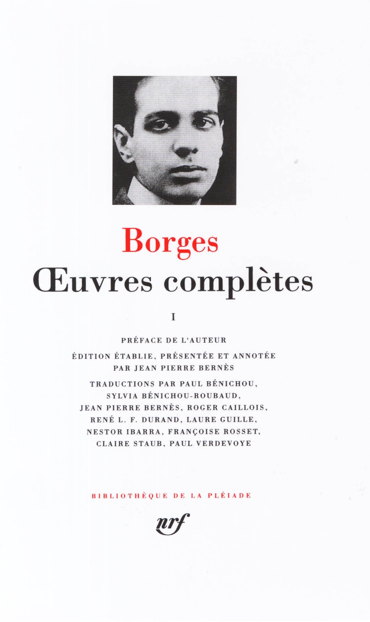Œuvres complètes (Tome 1) 9782070128150