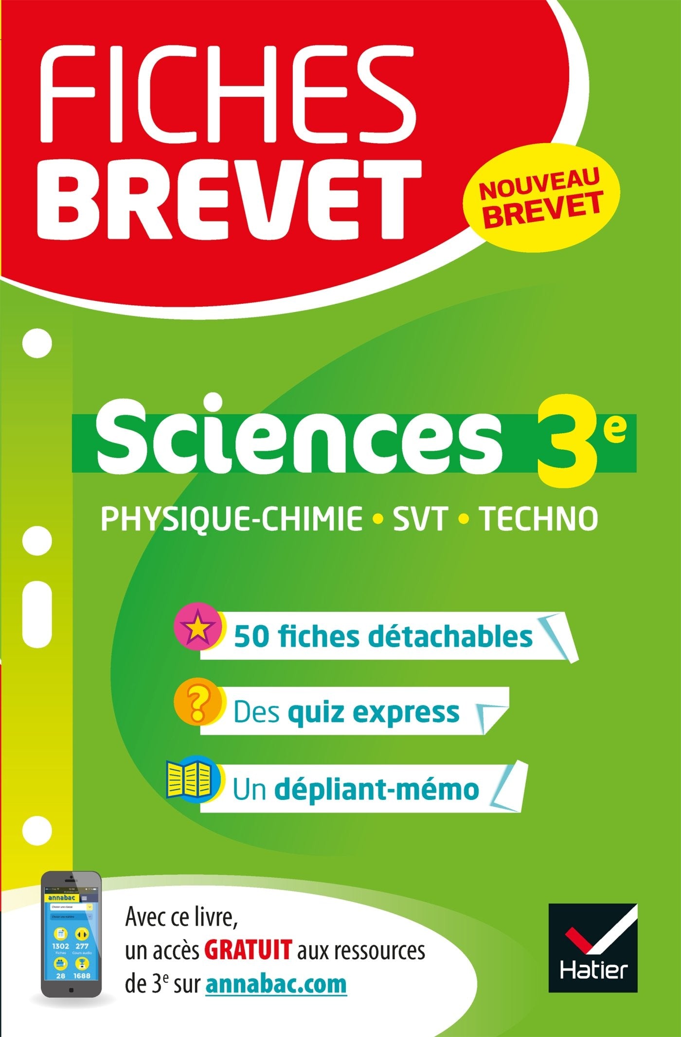 Sciences 3e: Nouveau brevet 9782401029071