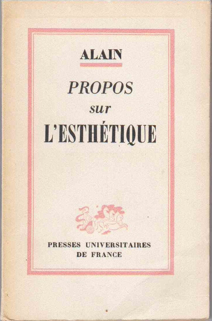 Alain. Propos sur l'esthétique